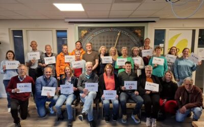 Cheque uitreiking Gemeenschapsveiling