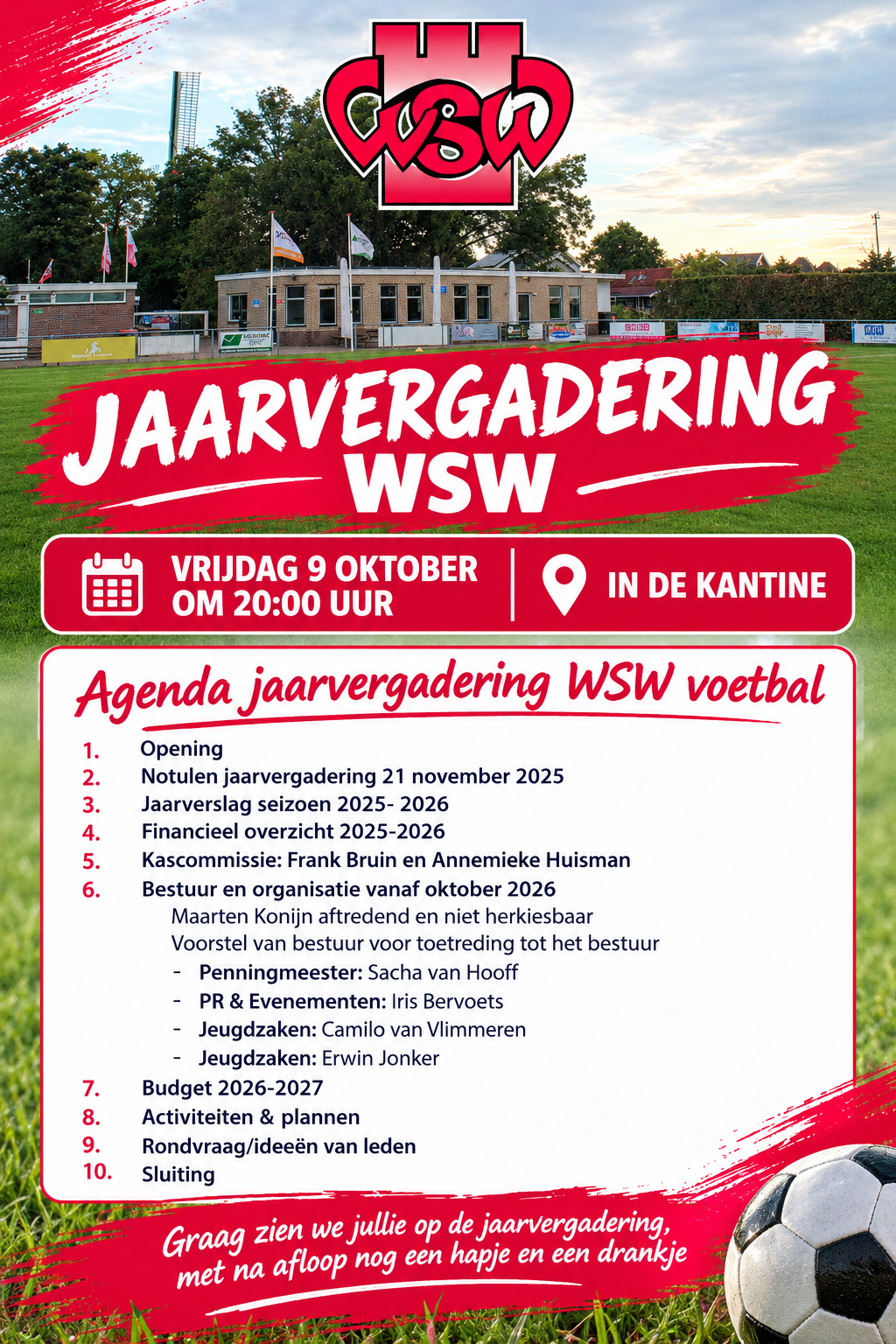 WSW Jaarvergadering